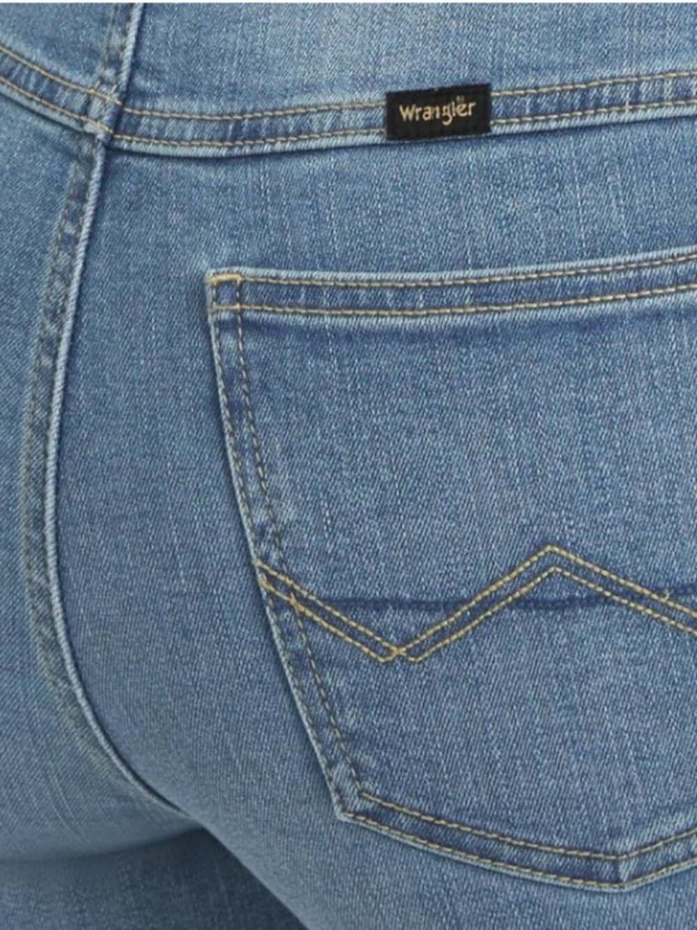 Wrangler Bootcut Jeans High Rise Women Stretch | Western Denim Pants Size 6 - Picture 3 of 5